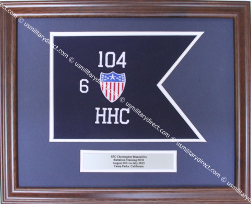Army Framed Guidon (Large) Style #1 