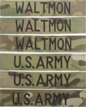 3 set MultiCam Name Tapes and Service Tapes    