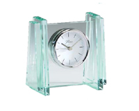 Elegant Glass Desk Clock #2