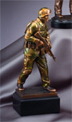 Bronzed 12.5" Military Man